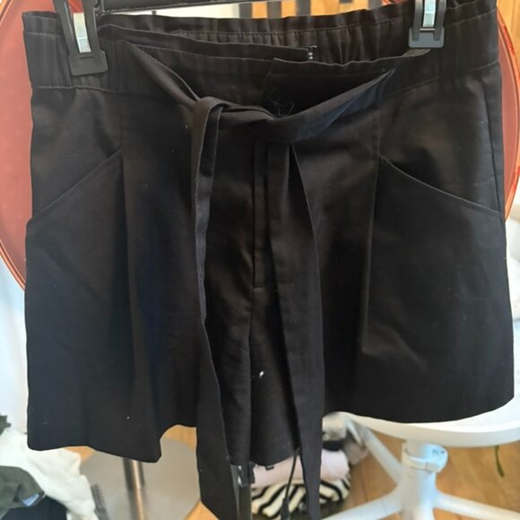 ZARA Black High Waisted shorts size M - Picture 1 of 2